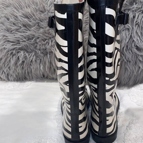 FY fashionable stylish zebra print rain boots - Picture 7 of 11